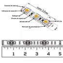 Fita Led 2835 12v 120 Leds/m IP20 BF 6000K (Branco Frio)