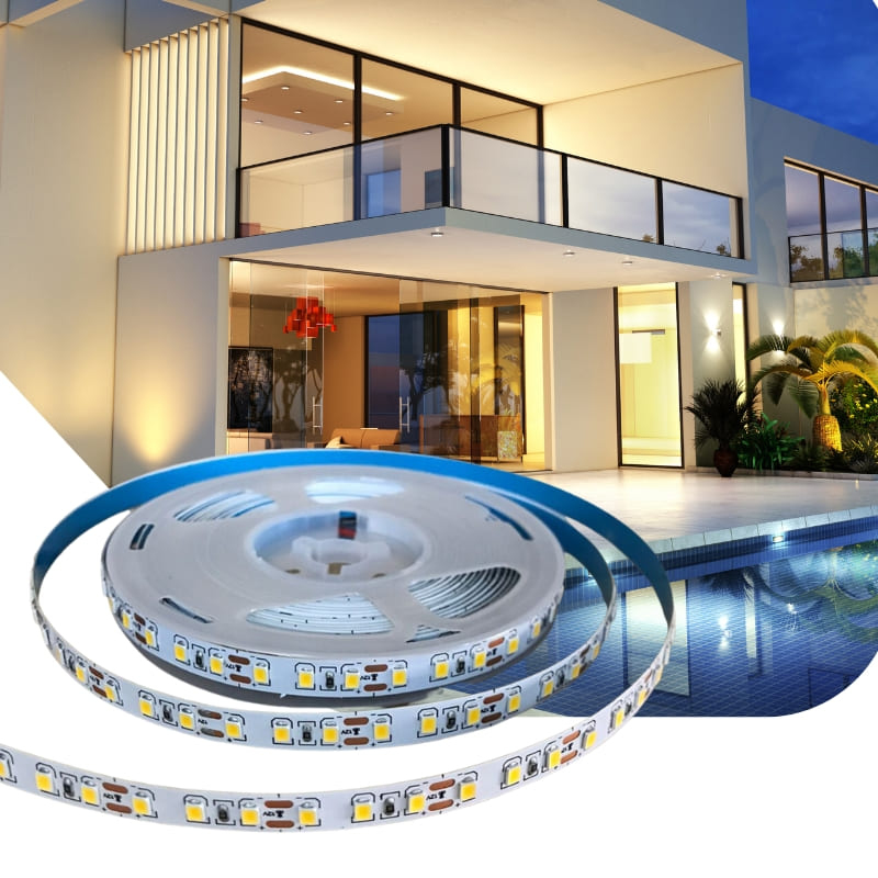 Fita Led 2835 12v 120 Leds/m IP20 BF 6000K (Branco Frio)