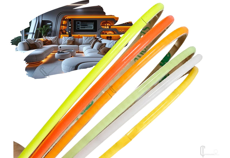 Fita LED Catarina Ilumina Ultra Slim COB 3mm – Iluminação Contínua e Potente para Ambientes Internos