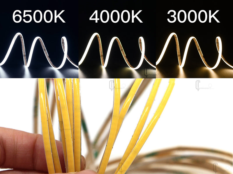Fita LED Catarina Ilumina Ultra Slim COB 3mm – Iluminação Contínua e Potente para Ambientes Internos