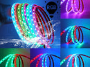 Kit Fita de LED Sequencial RGB 24V IP68 – Iluminação Submersível para Piscinas, Fontes e Ambientes Externos