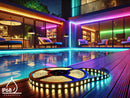 Kit Fita de LED Sequencial RGB 24V IP68 – Iluminação Submersível para Piscinas, Fontes e Ambientes Externos