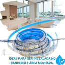 Iluminação Piscina ( Fita LED IP68 5mts 240 LEDs  Silicone Externo )